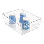 Clear Fridge and Freezer Organizer Bin with Handle