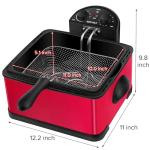 Secura 4L Stainless Steel Electric Deep Fryer