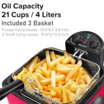 Secura 4L Stainless Steel Electric Deep Fryer