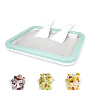Mint Green Rolled Ice Cream Maker for Families