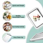 Mint Green Rolled Ice Cream Maker for Families