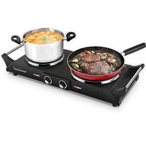 Techwood Electric Double Burner Hot Plate 1800W