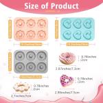 Silicone Donut Pan Set - 3 Colorful Molds