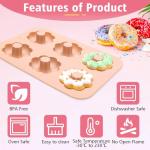 Silicone Donut Pan Set - 3 Colorful Molds