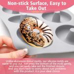 Silicone Donut Pan Set - 3 Colorful Molds