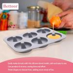 Silicone Donut Pan Set - 3 Colorful Molds