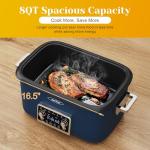 Sunvivi 12-in-1 Programmable Slow Cooker and Roaster