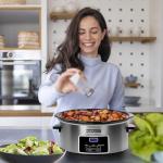 8-Quart Digital Slow Cooker with Timer