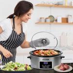 8-Quart Digital Slow Cooker with Timer