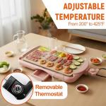 I-Keukenn 20" Electric Griddle with Non-Stick Surface