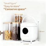 Compact Rice Cooker with Timer for 1-2 Servings
