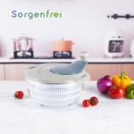Sorgenfrei 4.3 Qt Salad Spinner with Locking Lid