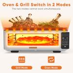 OLIXIS Smokeless Indoor Electric Grill for Cooking