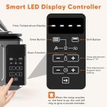 OLIXIS Smokeless Indoor Electric Grill for Cooking