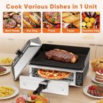OLIXIS Smokeless Indoor Electric Grill for Cooking