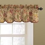 Waverly Floral Rod Pocket Window Valance, 50" x 15