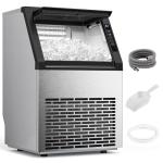 80 lbs Commercial Ice Maker with LCD Timer