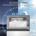 80 lbs Commercial Ice Maker with LCD Timer