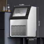 80 lbs Commercial Ice Maker with LCD Timer