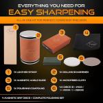 Tenovu Supply Magnetic Rolling Knife Sharpener Kit