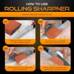 Tenovu Supply Magnetic Rolling Knife Sharpener Kit