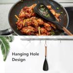 Silicone Spatula Spoon with Wooden Handle