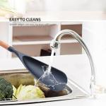 Silicone Spatula Spoon with Wooden Handle