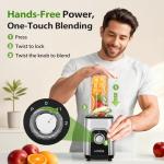 KOIOS 4-in-1 Blender and Food Processor Combo