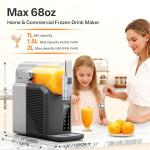 ZABINS 2L Slushie Machine with LED Display