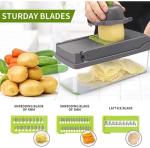 16-in-1 Handheld Vegetable Mandoline Slicer Chopper
