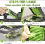 16-in-1 Handheld Vegetable Mandoline Slicer Chopper