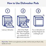 Clean People Dishwasher Pods - 60 Count, Grease Cutter