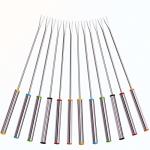 Stainless Steel Fondue Forks Set – 12 Pieces