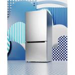 Midea 18.7 Cu. Ft. Stainless Bottom Freezer Refrigerator