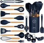 Navy Blue Silicone Cooking Utensils Set