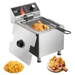 VEVOR 12Qt Electric Countertop Deep Fryer