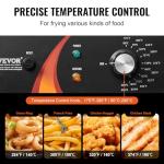 VEVOR 12Qt Electric Countertop Deep Fryer