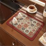 Cciphy Colorful Coffee Maker Mat for Countertops