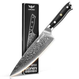 Haugo 8-Inch Damascus Chef's Knife with VG10 Steel