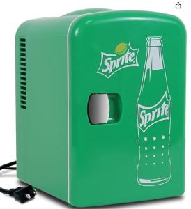 Sprite Mini Fridge - Compact Beverage Cooler for Travel