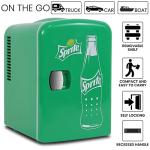Sprite Mini Fridge - Compact Beverage Cooler for Travel