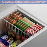 Expandable Chest Freezer Organizer Bins with Dividers
