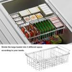 Expandable Chest Freezer Organizer Bins with Dividers