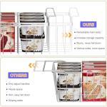 Expandable Chest Freezer Organizer Bins with Dividers