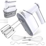 Cordless 12-Speed Electric Hand Mixer with Attachments