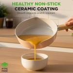 NutriChef 14-Piece Nonstick Ceramic Cookware Set