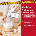 Cordless 12-Speed Electric Hand Mixer with Attachments