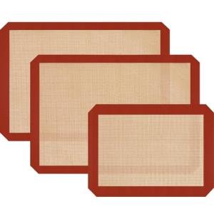 3 Pack Non-Stick Silicone Baking Mats
