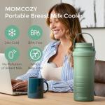 Momcozy 22oz Portable Breast Milk Cooler with Bottles