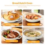 ONKO 6QT Enameled Cast Iron Dutch Oven